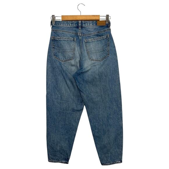 American Eagle Jeans Womens 2 Short Relaxed Mom High Rise Tapered Denim Boho 90s - Picture 2 of 14